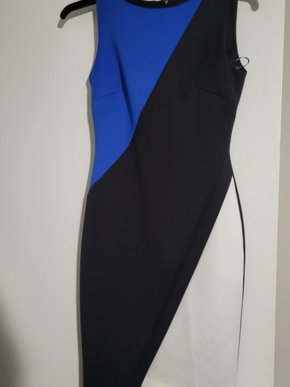 Tommy Hilfiger Black Dress with Navy Logo Trim